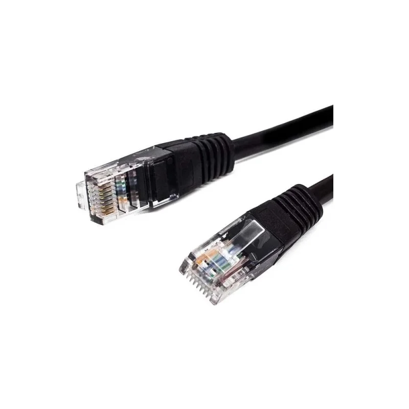 Кабель патч-корд U/UTP 5e кат. 3м FL-U5-3M-BK 26AWG(7x0.16 мм), омедненный алюминий (CCA), PVC, чёрный Filum 00-00872963