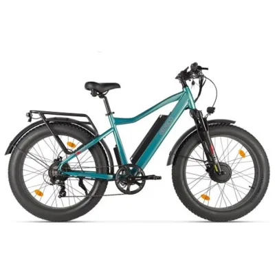 Электровелосипед BigCat Dual Next Зеленый матовый-3180 Eltreco 026165-3180