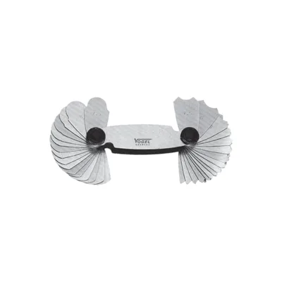 Набор радиусных шаблонов Vogel 15.5-25.0, 15 шт., 30 мер 472107