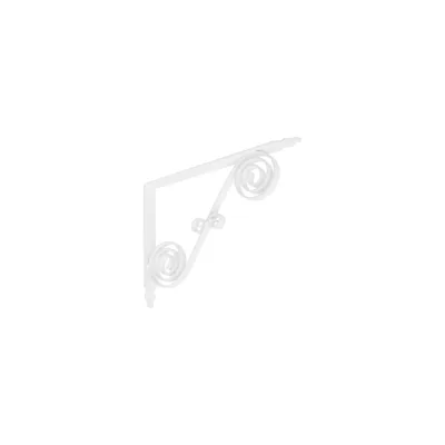 Кронштейн фигурный DOMART 300x225 мод.10 белый 4620031741305