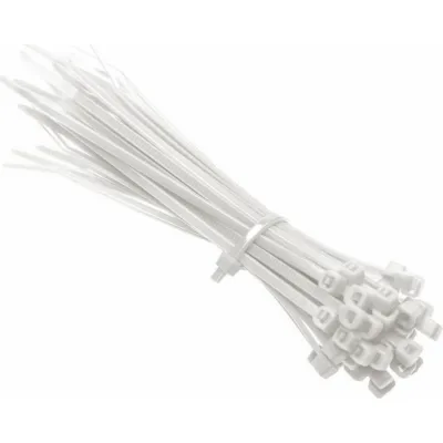 Пластиковый хомут для стяжки пластиковый Turbosky CT-2W 2. 5×150 ( белый), 100 шт 672