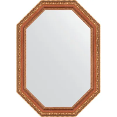 Зеркало EVOFORM в багетной раме - бронзовые бусы на дереве 60 mm (51x71 cm) 7053