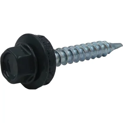 Саморез кровельный КРЕП-КОМП 4,8х51 RAL9005, чёрный К Средняя фасовка (100шт) ск519005кф