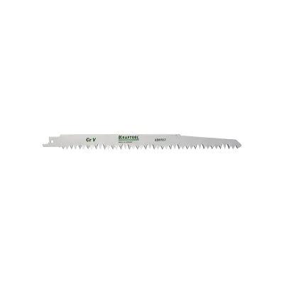 Полотно по дереву для электроножовки KRAFTOOL S1531L 1/2"S, разведенные, заточенные зубья, Cr-V, шаг 5-6.5 мм, 230 мм 159717