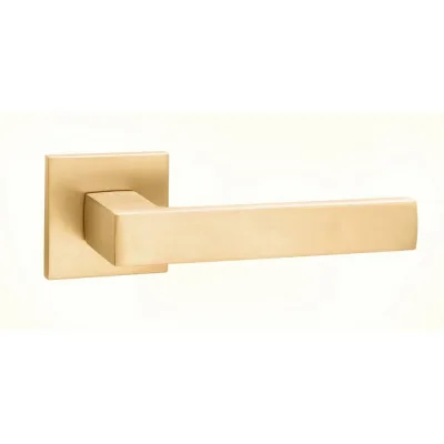 Ручка дверная TIXX Примула, золото матовое сатинированное TIXX 231-03 slim SSG