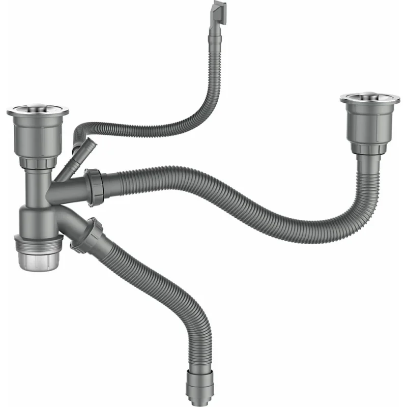 Сифон для мойки с переливом GERHANS K30601-2