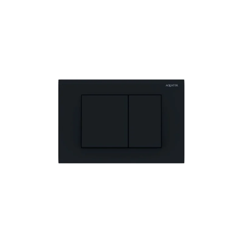 Панель смыва AQUATEK черная матовая (клавиши квадрат) KDI-0000012 (001D) 00000119405