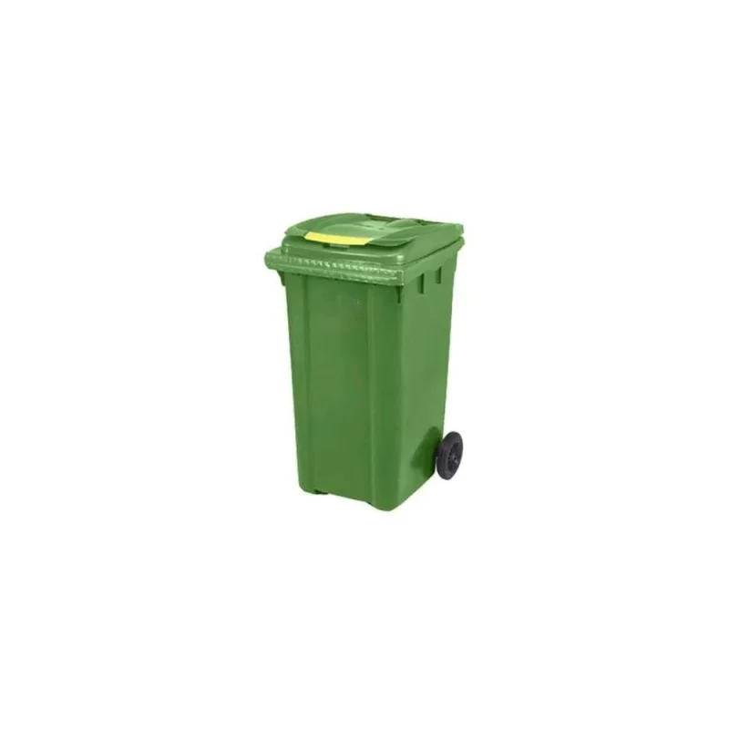 Контейнер Razak plast пластик, зелёный, R, 240 л., без логотипа, с крышкой, зелёная, на колёсах 6740842532768