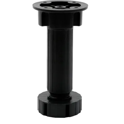Комплект из 4 регул. меб. опор 120мм черные Lemax PROF 4FL12B