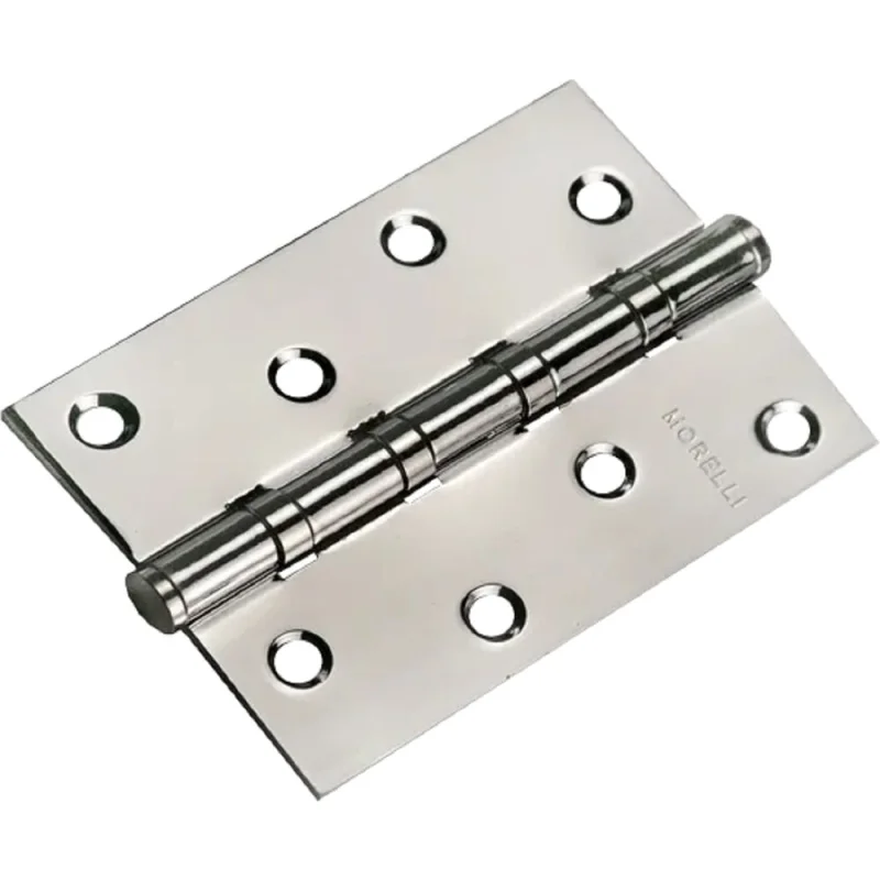 Петля стальная с подшипником универсальная MORELLI MSN 100x70x2.5-4BB SN цвет - бел.никель 9015125