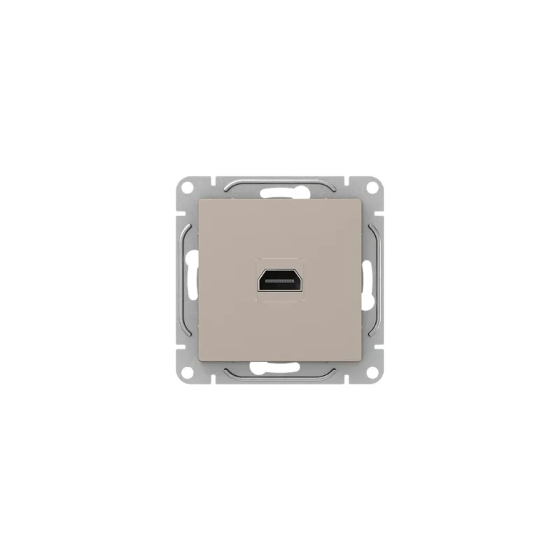 Механизм розетки EKF Эпика HDMI, кремовый UP1-SOI-HDMI