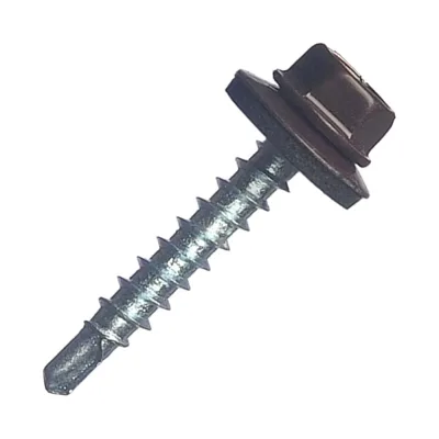 Кровельный саморез МЕТАЛЛСЕРВИС 4.8x29, RAL 8017, 200 шт. 1220552