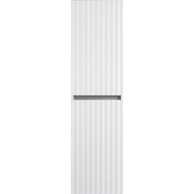 Пенал настенный подвесной Art&Max ELEGANT Белый глянец AM-ELEGANT-1500-2А-SO-BL-LED-P