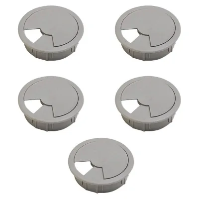 Заглушка кабель-канала Mebax D 60 мм, серый, 5 шт 00-00003385