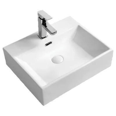 Умывальник Selena Quadra 50, 1/вел, 1 отверстие, б/к Q01150WG 123-0485