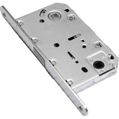 Корпус замка с магнитной защелкой Doorlock DL452M/WC/50/96/18/SCr, матовый хром, WC, бэксет 50 мм, межосевое расстояние 96 мм 75291