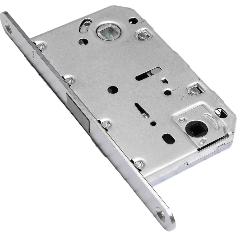 Корпус замка с магнитной защелкой Doorlock DL452M/WC/50/96/18/SCr, матовый хром, WC, бэксет 50 мм, межосевое расстояние 96 мм 75291