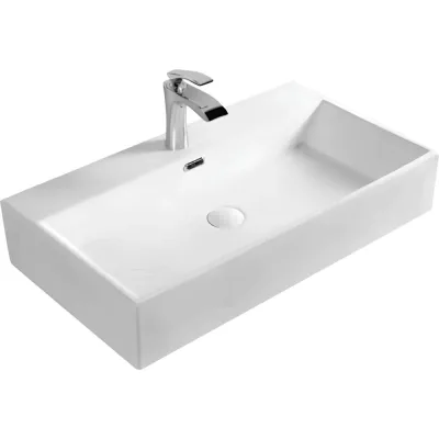 Умывальник Selena Quadra 75, 1 отверстие, б/к Q01180WG 123-0487