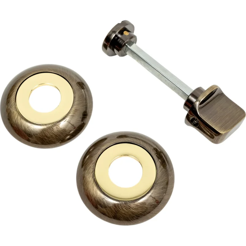Поворотная ручка ARMADILLO WC-BOLT BK6-1AB/GP-7 бронза/золото 13773