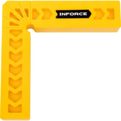 Прижимной угольник Inforce из полимера, 100x100 06-11-85