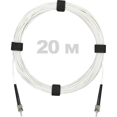 Патч-корд оптический Enginova ST/PC-ST/PC SM (G657.A1) 2mm SX LSZH 20 м ENG-PC2.0-SX-2ST-657A1-20M