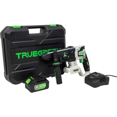 Аккумуляторная ударная дрель (перфоратор) 20 В с АКБ и ЗУ TRUEGREEN TG4E207