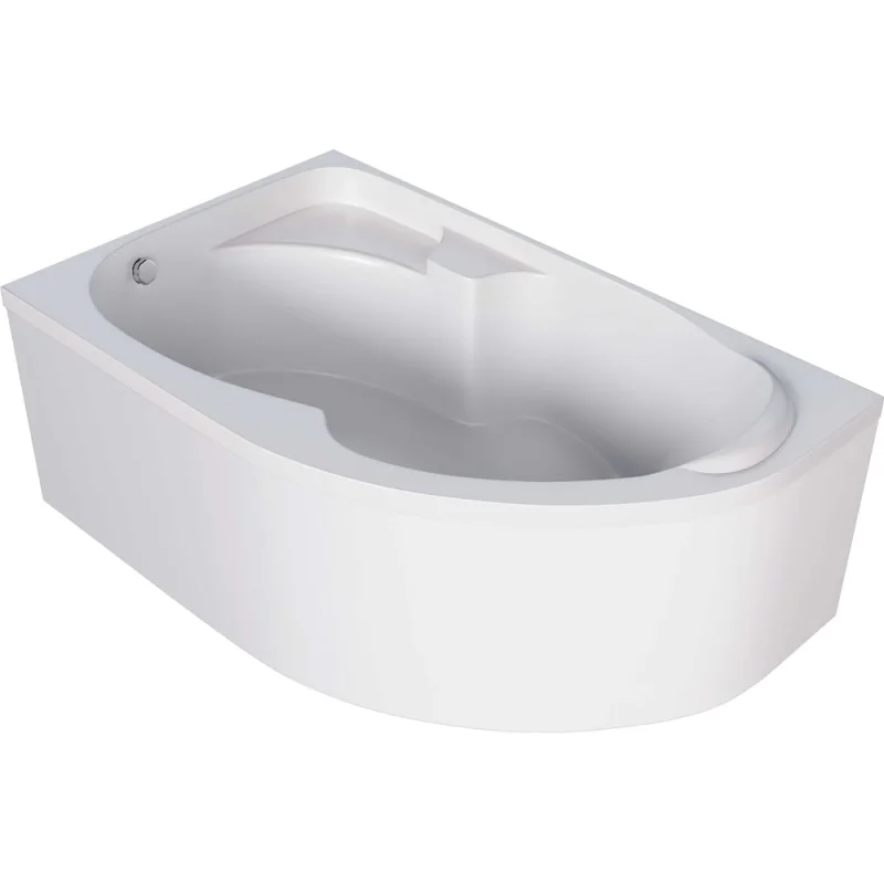 Ванна акриловая 1Marka ДИАНА/DIANA 1700х1050 L ПР асимметричная левая белая 01ди1710л