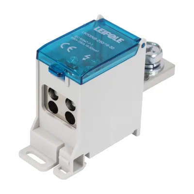 Распределительный блок (коробка) Leipole 250А, 690В, на DIN-рейку UKK6NB-250/16-50/4x16 5012.100