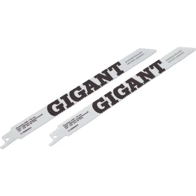 Пилки для сабельной пилы BIM по дер/мет/пласт 225x1,8-2,6мм Gigant G-11082014