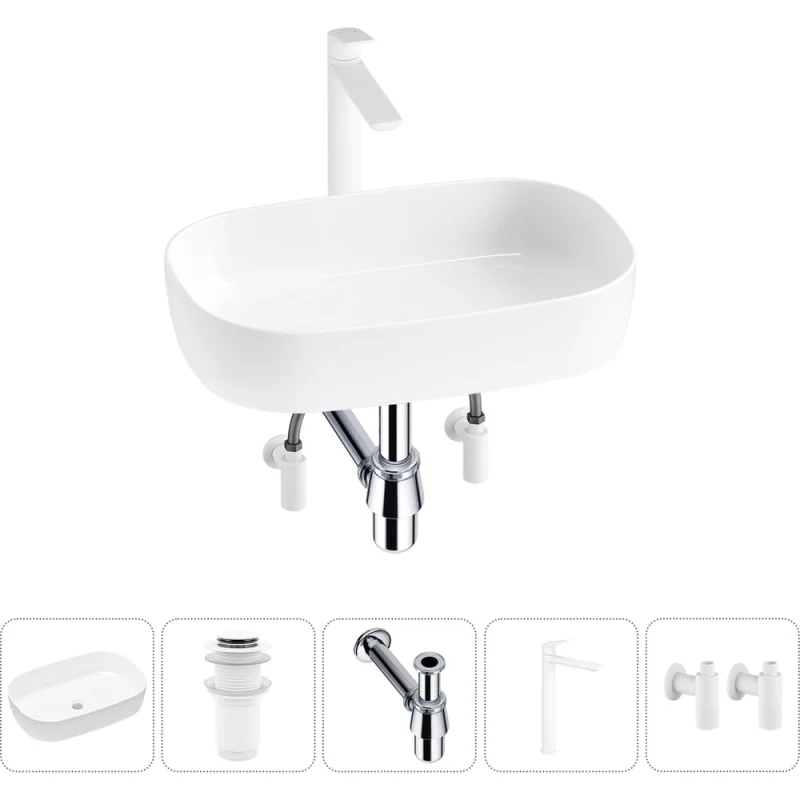 Накладная раковина для ванной Lavinia Boho комнаты Bathroom Sink в наборе 5 в 1 20217486R