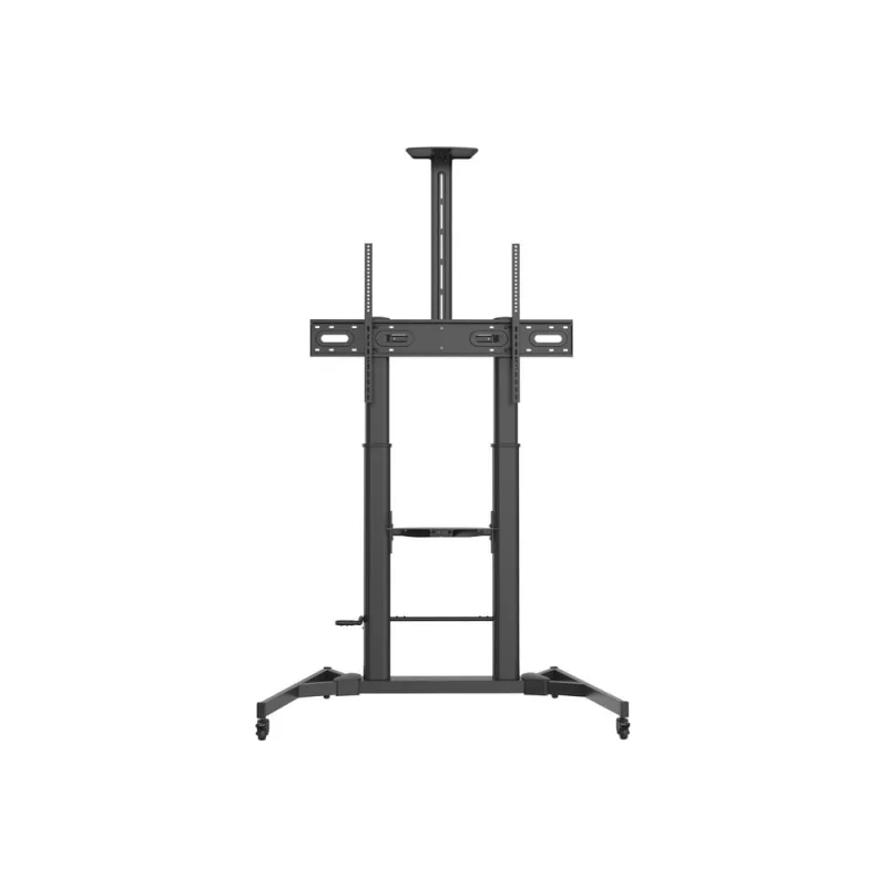 Мобильная стойка для ТВ Digis DSM-P1106CH 55"-100" до 100 кг, VESA до 1000x600мм, наклон -15/+5 безинструментальная регулировка высоты ТВ и полок для камеры и источников 0 36578