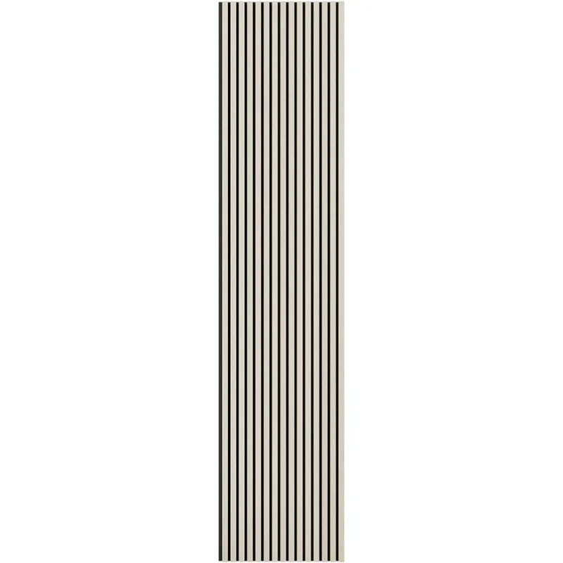 Акустическая панель Cosca Decor черный войлок, 2750x600x21 мм, шпон дуб клэр светлый 00-00078912