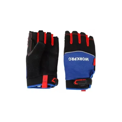 Перчатки механика беспалые Workpro PRO XXL (дышащий материал, встроеное полотенце, ширина по ладони 120мм) , WP371021
