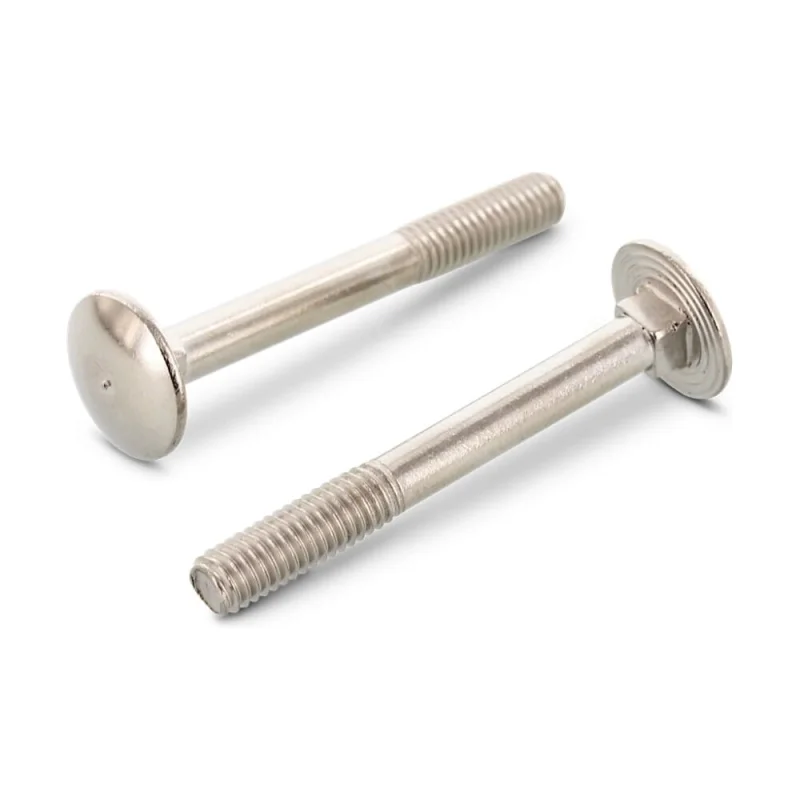 Болт мебельный Edelfix DIN 603 M8x80 мм, А2, нерж. с полукр. гол и квадр. подгол. 8 шт. 6032880 8