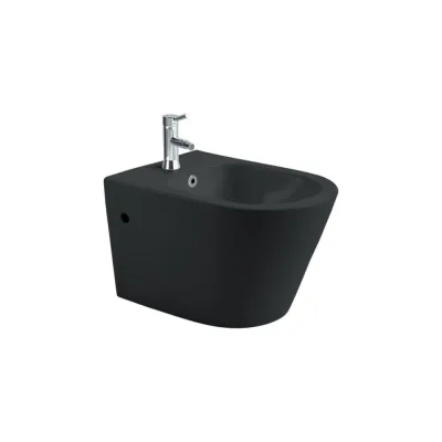 Подвесное биде Aquatek AQ1057-MB ВЕГА 530х360х330, цвет черный матовый 00000119758