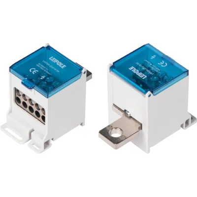 Распределительный блок (коробка) Leipole 250А, 690В, на DIN-рейку UKK6N-250/16-50/10x16 5012.078