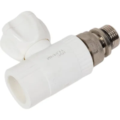Кран для радиатора Rvc ППРС прямой 25x1/2 наружная резьба light 16021