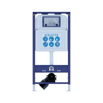 Монтаж рама для подвесного унитаза AQUATEK INS-0000025 PRO 51 1130*510*100+звукоизоляционная прокладка 00000147960