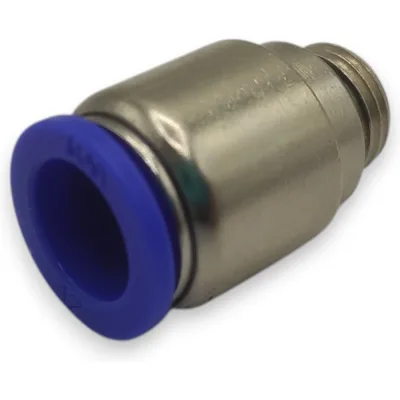 Фитинг цанговый прямой Контактная Механика G1/4, трубка 12мм KZPOC12-02G