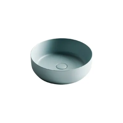 Умывальник чаша Ceramicanova Element накладная, круглая цвет зеленый матовый 390х390х120 мм CN6022MLG