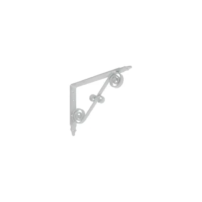 Кронштейн фигурный DOMART 200x150 мод.10 серый металлик 4620031741145
