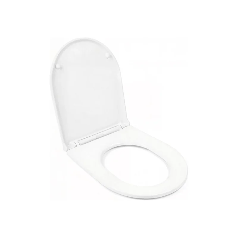 Сиденье для унитаза WAVE RING дюропласт, микролифт, белый глянец 557911