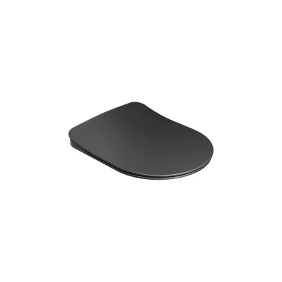 Сиденье для унитаза RAVAK Uni Chrome Flat черное X01795