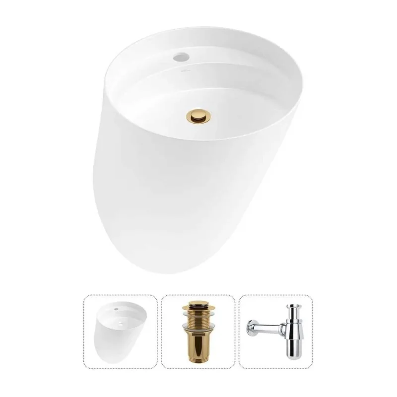 Набор Wellsee 3 в 1 M1 Limited Edition подвесная раковина 45x45 см 20215021R