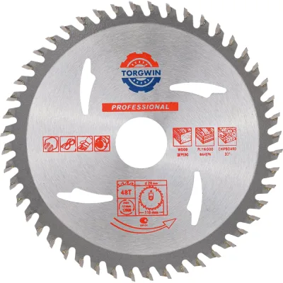 Диск пильный по дереву TORGWIN 110х20х48Z T1588584