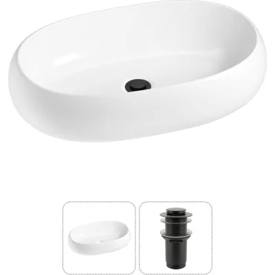 Комплект Wellsee 2 в 1 Lavinia Boho Bathroom Sink накладная раковина 56x33 см 20215080R