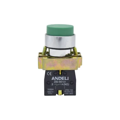 ΠΠ½ΠΎΠΏΠΊΠ° ANDELI XB2-BL31 Π±Π΅Π· ΠΏΠΎΠ΄ΡΠ²Π΅ΡΠΊΠΈ ΡΠ΄Π»ΠΈΠ½Π΅Π½Π½Π°Ρ Π·Π΅Π»Π΅Π½Π°Ρ 1ΠΠ ADL10-037