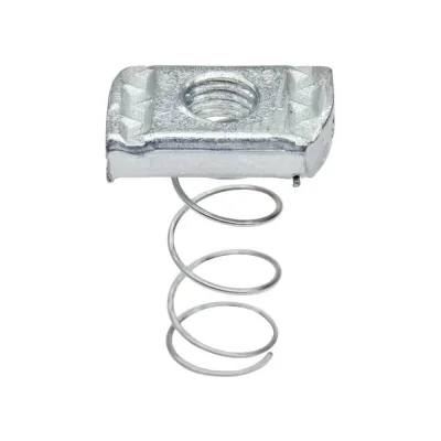 Гайка канальная STALMAX с длинной пружиной LLN S M12 35х20х10 для профиля Strut 41х41 (арт. 10697) оц. сталь (уп. 100 шт) 10697-023