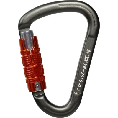 Карабин GRAY треугольный автомат (Keylock) Vertical ver 0263-2