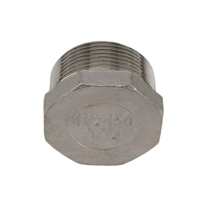 Заглушка NEWKEY Н/Р 6-ти гранная нержавеющая сталь AISI304 DN40 (1_1/2), (CF8), PN16 NK-DT40/4